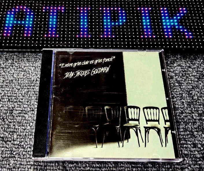 🎤 Jean Jacques Goldman - Entre Gris Clair Et Gris Foncé - CD Original 1987Culte 📀